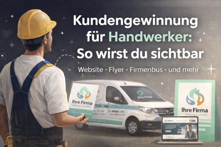 handwerker kundengewinnung fulda - markenauftritt - CI - Grafikdesign - Flyer - Broschüren - Branding - website