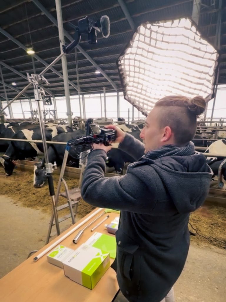 Filmproduktion Fulda Kuhstall - Erklärvideo Produktvideo - Produktaufnahmen im Filmset